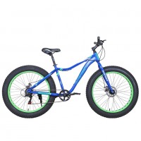 Велосипед 26 Fat bike Avenger C262D синий/зеленый неон