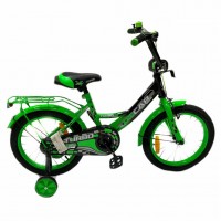 Велосипед 18 OSCAR TURBO Black-GREEN (черный/зеленый) 2021