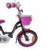 Велосипед 12 OSCAR KITTY 2023 Black/Purple new