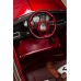 Электромобиль детский Bentley 45656 вишневый, кожанный салон 12в р-у откр.дв кол.рез