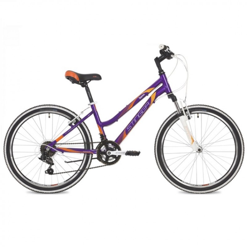 Велосипед 24 Stinger AHV.Laguna14VT10 фиолетовый