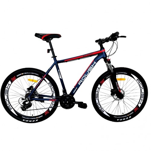 Велосипед 27,5 Roush 27HD210 AL PRO-1 синий/красный матовый