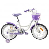 Велосипед 20 TT Merlin белый/фиолетовый (АЛЮМИНИЙ-облегчённая рама)