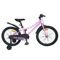 Велосипед 20  Nameiess VECTOR, розовый/белый 2023