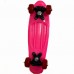 Скейтборд  636144  41см , пластик ,с пластмассовым креплением в ассортименте, PVC