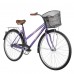 Велосипед 28 Foxx  SHC.FIESTA.20VT1 фиол.+дор. корзина