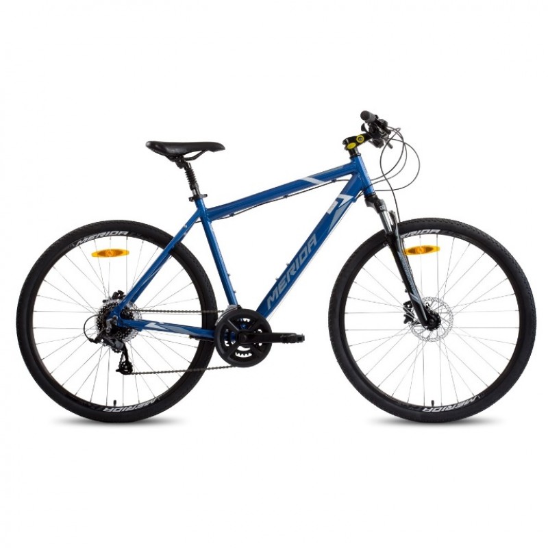 Велосипед Merida Crossway 10  22 Рама L(55см) Blue/WhiteGrey 31768
