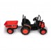 Детский электромобиль трактор TR001,  51628 с прицепом красный (Р)