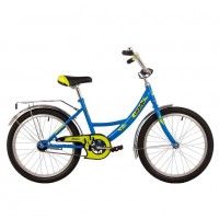 Велосипед 20 Novatrack 203URBAN.BL22 синий, полная защита цепи, тормоз ножной