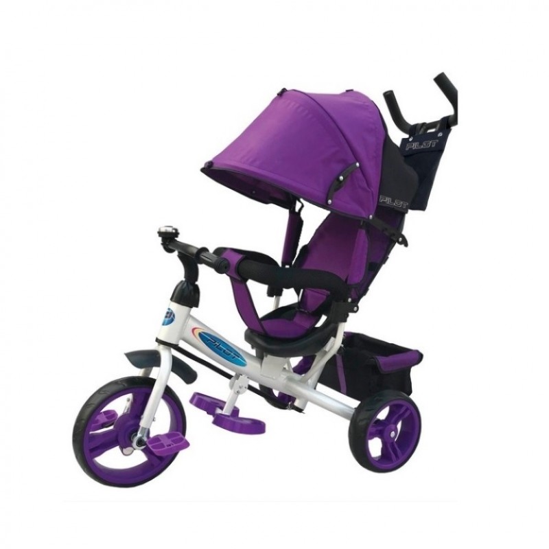 Детский 3-х колёсный велосипед PT3V фиолетовый
