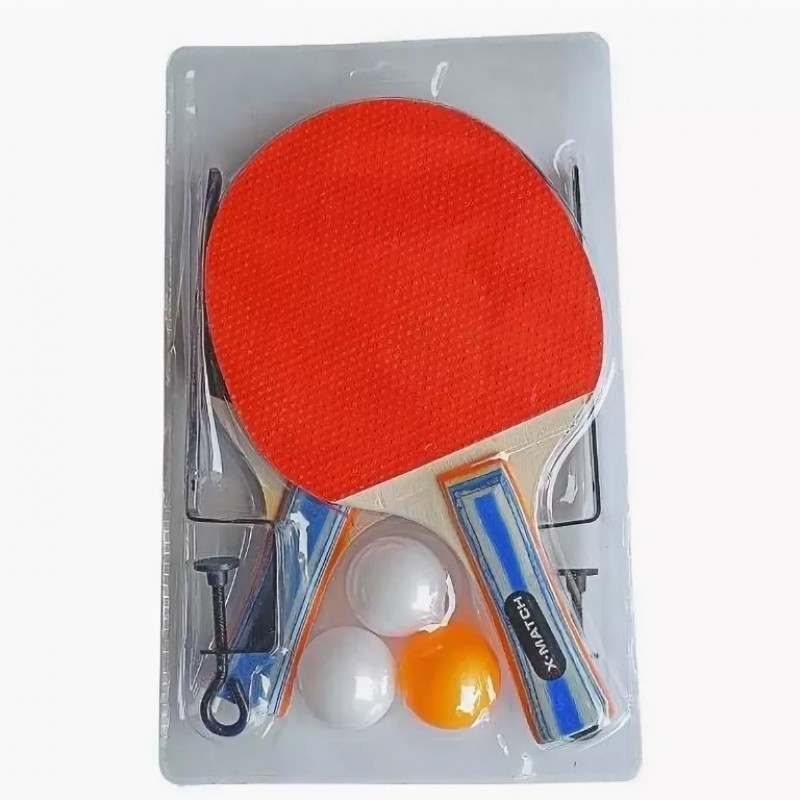 Теннис 635058  X-Match сетка+креп. набор