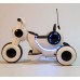 Электромотоцикл детский Y-MAXI YM77  50493 (Р) белый, глянцевый