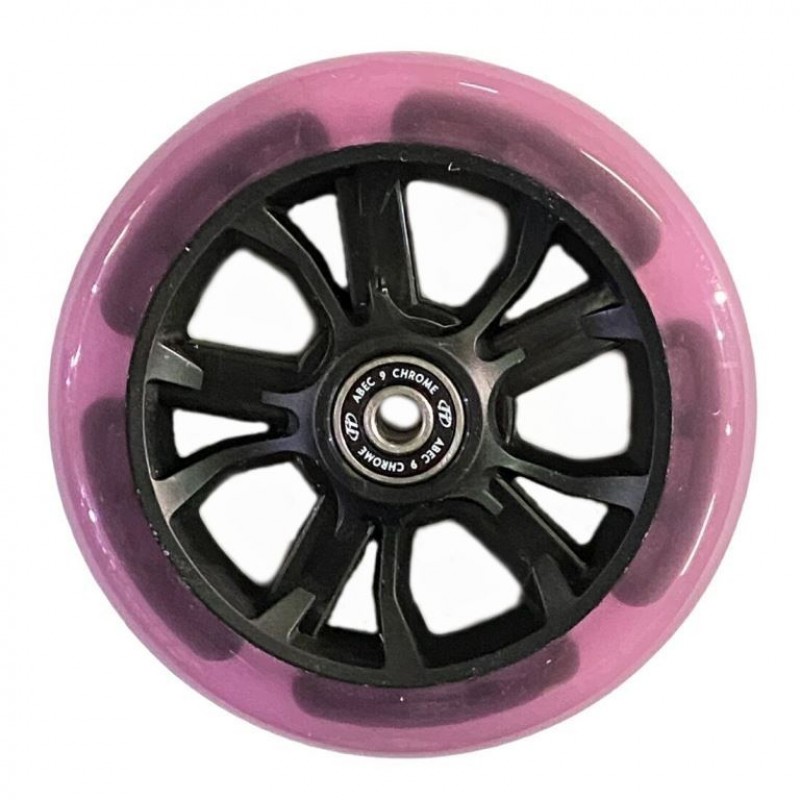 Колесо  Comfort 125 R dark pink ABEC-9, led подсветка