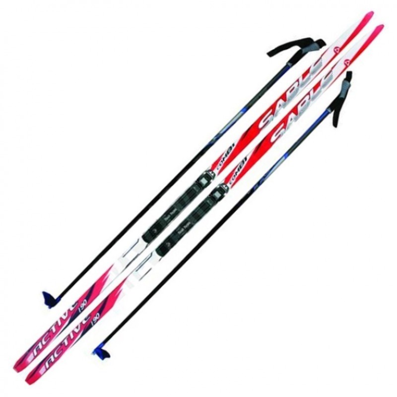 Лыжный комплект NNN креп STC 170см (4)+пал+кр