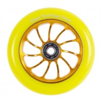 Колесо  110мм X-Treme  для самоката, 110*24мм, Onion, yellow