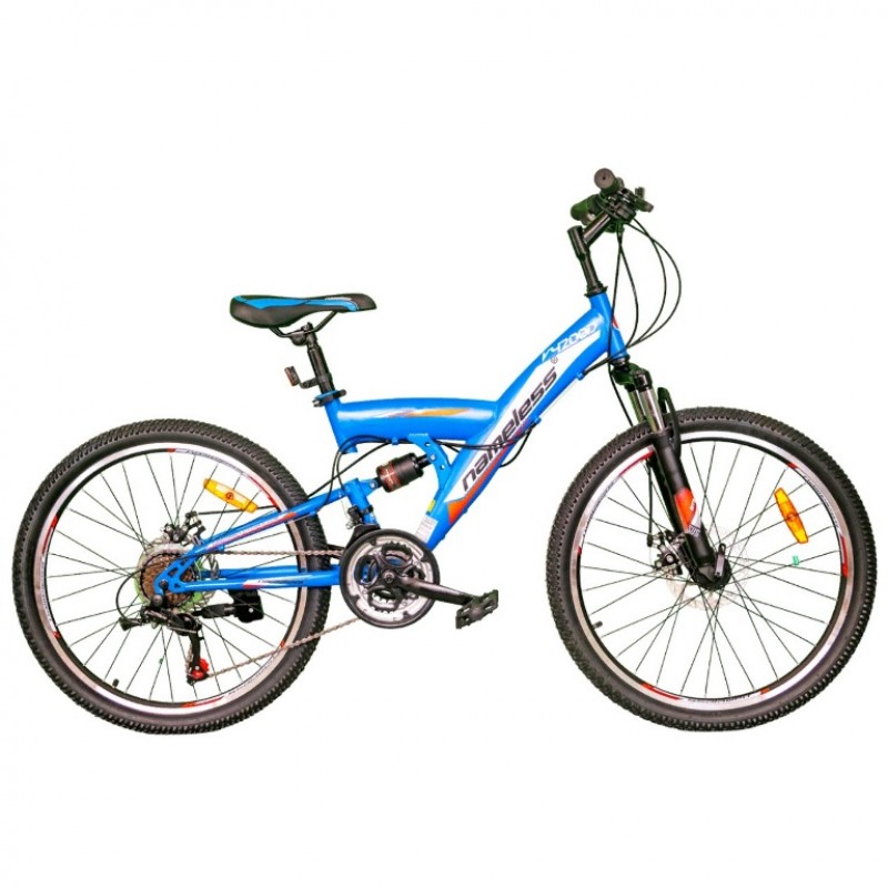 Велосипед 24 Nameless V4200D-BL/RD(21), синий/красный