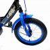 Велосипед 12 OSCAR TURBO Black-Blue (черный/синий) 2021