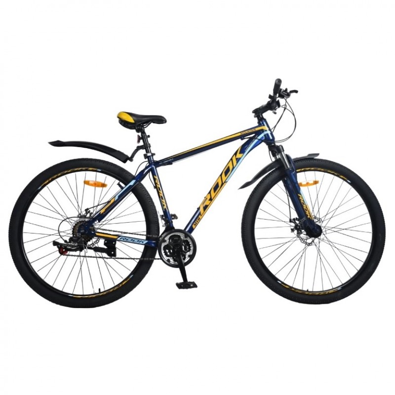 Велосипед 29  Rook MS290D, серый/жёлтый MS290D-GY/YW