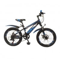 Велосипед 20  Rook MS200D, чёрный/синий MS200D-BK/BU