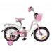 Велосипед 14 Nameless Lady, белый/розовый