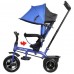 Детский 3-х колёсный велосипед CR-B3-01DBL City-Ride , колёса надувные 10/8, сиденье не поворот, бампер, багажник, синий