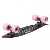 Скейтборд  ТТ Kiwi 22 black/pink 1/4 TSL-401P