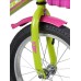 Велосипед 16 Novatrack Twist зеленый/розовый, тормоз нож, крылья корот, полная защ.цепи
