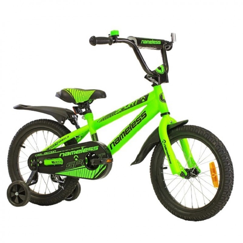 Велосипед 20 Nameless Sport, зеленый/черный