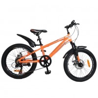Велосипед 24  Rook MA241D, оранжевый/серый, MA241D-OG/GY