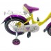 Велосипед 12 OSCAR KITTY желтый/фиолетовый  АКЦИЯ!!!