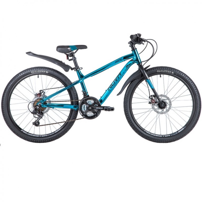 Велосипед 24 Novatrack AHD PRIME 11GBL20 , 18 скоростей ,алюминевый, синий металлик