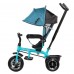 Детский 3-х колёсный велосипед CR-B3-01TQ City-Ride , колёса надувные 10/8, сиденье не поворот, бампер, багажник, зелёный